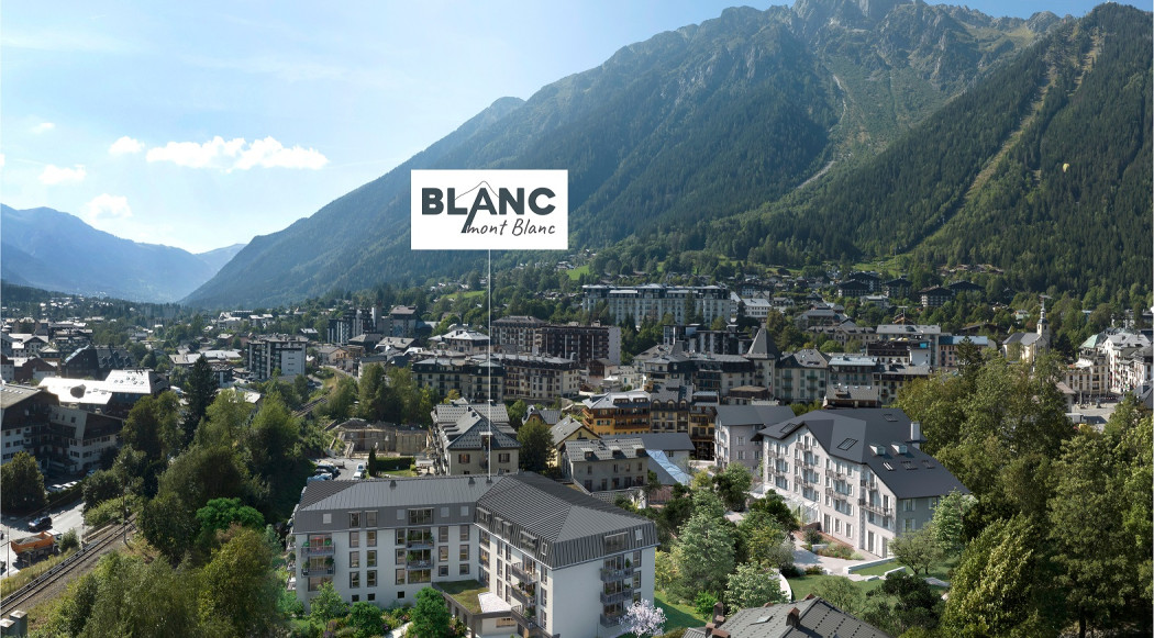 BLANC mont Blanc - vue drone - chamonix - imotis