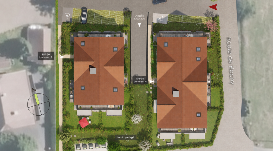 villa orchez-thyez-plan de masse-imotis